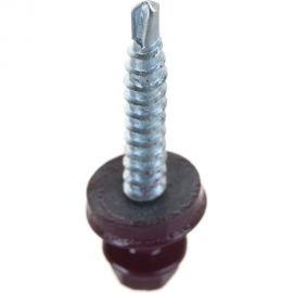 Кровельный саморез BARTEX красный 4.8х38 пакет 15шт 211736 