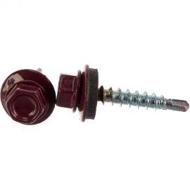 Кровельный саморез BARTEX красный 4.8х29 пакет 20шт 211735 