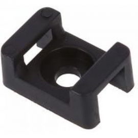 Площадка для крепления стяжки REXANT ПС-2 22x16 мм, черная, упаковка 10 шт. 07-2103-10 