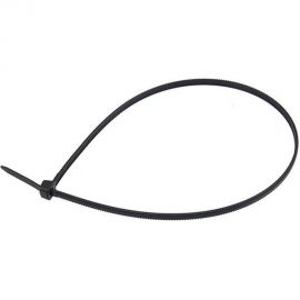 Нейлоновая хомут-стяжка с тройным замком REXANT 250x3,6 мм, черная, упаковка 100 шт. 67-0251 