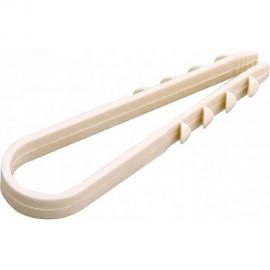 Нейлоновый дюбель-хомут REXANT 11-18 мм, белый, 100 шт. 07-4502 