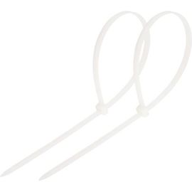 Нейлоновая хомут-стяжка REXANT 80x2,5 мм, белая, упаковка 25 шт. 07-0080-25 
