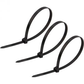 Широкий хомут REXANT nylon 8.0x300 мм 100 шт черный 07-0303 