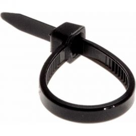 Кабельная нейлоновая хомут-стяжка REXANT 100x3,6 мм, черная, упаковка 100 шт. 07-0101-4 