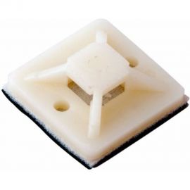 Самоклеящаяся площадка REXANT 20x20 мм, белая, 100 шт. 07-2020 