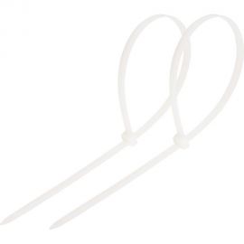 Хомут REXANT nylon 250x4.0 мм 100 шт белый 07-0250 