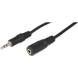 Шнур REXANT Стерео 3,5 мм гнездо - Стерео 3,5 мм штекер, длина 5 метров 17-4006 