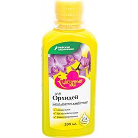 Комплексное удобрение Буйские Удобрения Цветочный рай для орхидей 200 мл 4607019652457 