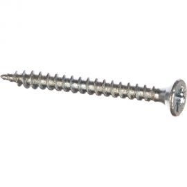 Универсальный саморез Tech-Krep 25х2,5 мм 200 шт оцинкованный, коробка с окном 102159 