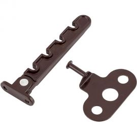 Ограничитель открывания Tech-Krep 4-позиц с метал. держателем, коричневый 1 шт - пакет 152060 
