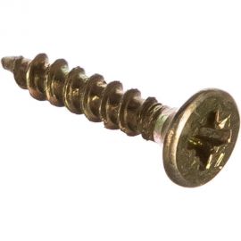 Универсальный саморез Tech-Krep 16х3,0 мм 500 шт желтый, коробка с окном 102224 