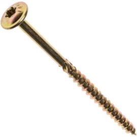 Универсальный саморез ГОСКРЕП конструкц. 6,0 x 60 желт.,пресс, шайба TX30 12 шт 14-0016760 