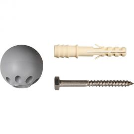 Комплект дверного ограничителя ЕВРОПАРТНЕР TSM серый 87574 