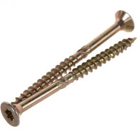 Конструкционный шуруп ЕВРОПАРТНЕР для дерева с фрезой потай ж/п Torx 15, 3.5х45 20шт T2 0640 1 