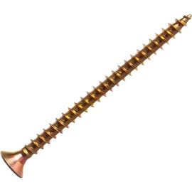 Шуруп Качественный КРЕПЕЖ желтый цинк 4,5x60, 100 шт. 0300489 КЧ 