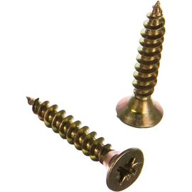 Шуруп Качественный КРЕПЕЖ желтый цинк 5.0x30, 150 шт. 0300497 КЧ 