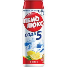 Чистящее средство ПЕМОЛЮКС Сода-5 Лимон 480 г, порошок 2415944 601899 