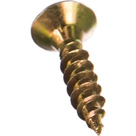 Шуруп Качественный КРЕПЕЖ желтый цинк 3.5x16, 600 шт. 0300435 КЧ 