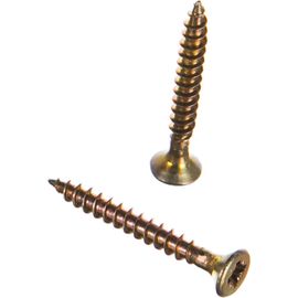 Универсальные шурупы Профикреп жёлтый цинк 3,0х25 200 шт 111207 