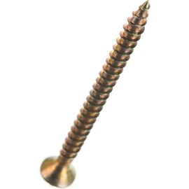 Шуруп Качественный КРЕПЕЖ желтый цинк 4,0x50, 150 шт. 0300467 КЧ 