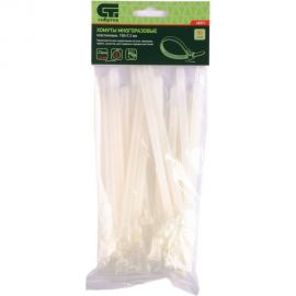 Многоразовые пластиковые хомуты СИБРТЕХ 150х7,2 мм, 50 шт 45571 