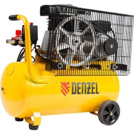 Воздушный компрессор с ременным приводом DENZEL BCI2300/50 2.3 кВт, 50 литров, 400 л/мин 58113 