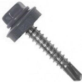 Кровельный саморез по металлу Daxmer 5,5х19 RAL 7004 250шт 04279 