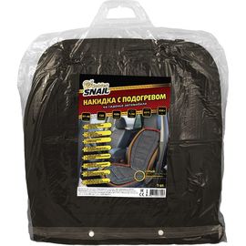 Накидка с подогревом на сиденье автомобиля мягкий ворс Golden Snail GS9020 