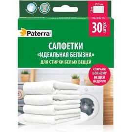 Салфетки для стирки PATERRA ИДЕАЛЬНАЯ БЕЛИЗНА 30 шт 402-540 
