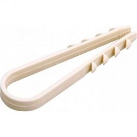 Нейлоновый дюбель-хомут REXANT 19-25 мм, белый, 100 шт. 07-4503 