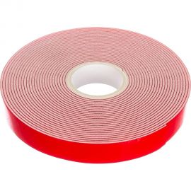 Профессиональная двухсторонняя клейкая лента MEGAPOWER ET-125 12мм х 5м красный ET-125PRO 