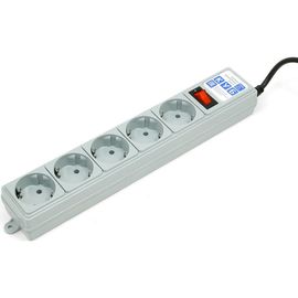 Сетевой фильтр 3м 5роз серый Power Cube SPG-B-10 