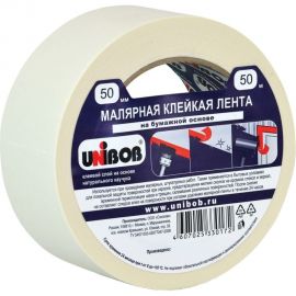Малярная клейкая лента UNIBOB 50 мм х 50 м 212496 