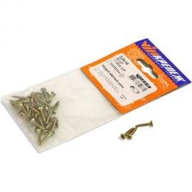 Шуруп VIPкрепеж желтый цинк 3,0х16 40шт 11304 VIP 