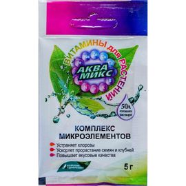 Сухое удобрение Буйские удобрения Аквамикс для профилактики и устранения дефицита микроэлементов 5 г 4607019650811 