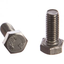 Болт с шестигранной головкой, с полной резьбой ЕВРОПАРТНЕР DIN 933 нержав. сталь, 8х20 мм, 6 шт. G2 2820 1 