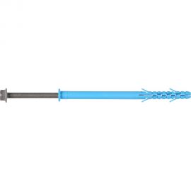 Фасадный дюбель ЕВРОПАРТНЕР ДФ Б 10x160 мм, шуруп ШГ, покрытие ТДЦ 4шт A1 0023 5 