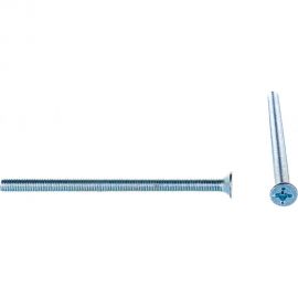 Потайной винт КРЕП-КОМП цинк DIN965 6х90 10шт вп690мф 