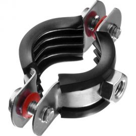 Трубный хомут с гайкой ЗУБР 1", 9 штук, оцинкованный 37850-32-37 