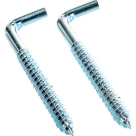Шуруп с костылём КРЕП-КОМП L-образный 10х100 2шт шгк10100мф 
