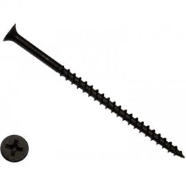 Саморез КРЕП-КОМП черный по дереву 4,2х89 100шт чд8942ф 