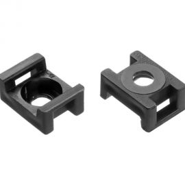 Усиленная площадка под хомут-стяжку Зубр 100 шт, нейлоновая 30921 