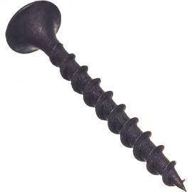 Саморез Качественный Крепеж 3,5х35 потай, крупная резьба, оксид 250 шт 0300363 КЧ 