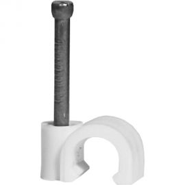 Круглая скоба для кабеля Невский Крепеж А8 мм 50 шт. 800445 