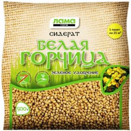 Семена Лама Торф Сидерат Горчица Белая, 0.5 кг 4680010312650 