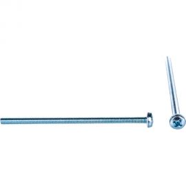 Винт КРЕП-КОМП полуцилиндрическая головка, цинк DIN7985 4х70 30шт вц470мф 