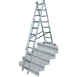 Универсальная лестница 3х8 с дополнительной функцией Krause Corda 013385 