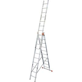 Универсальная лестница из трёх частей Krause MONTO TRIBILO 3х10 перекладин 129680 