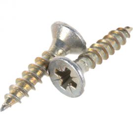 Универсальные шурупы Профикреп жёлтый цинк 4,0х20 200 шт 111210 