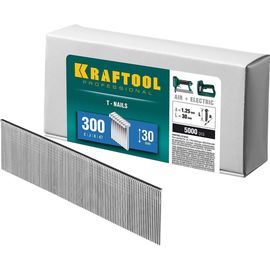 Гвозди для нейлера Kraftool из закаленной проволоки тип 300 30 мм 31785-30 